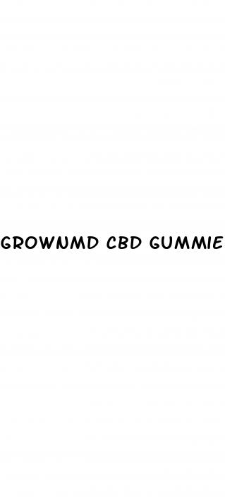 grownmd cbd gummies ingredients