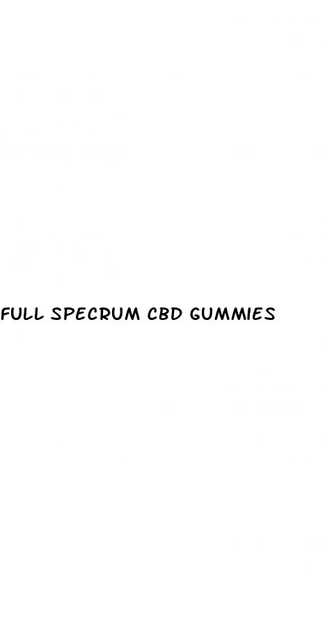 full specrum cbd gummies