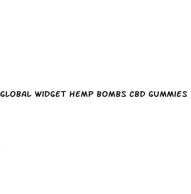 global widget hemp bombs cbd gummies