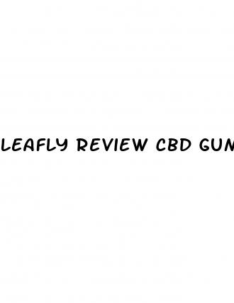 leafly review cbd gummies