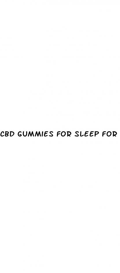 cbd gummies for sleep for kids