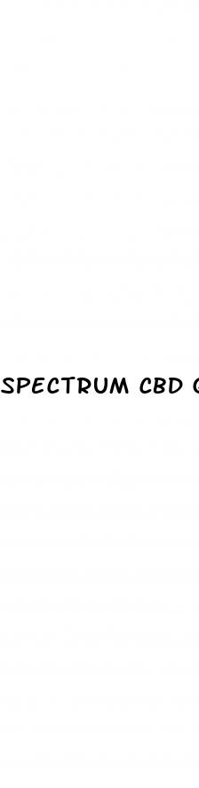 spectrum cbd gummies male enhancement