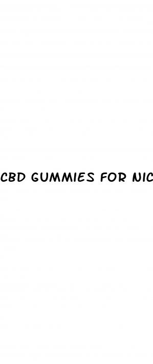 cbd gummies for nicotine