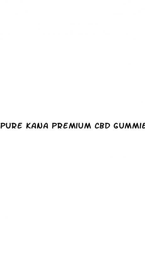 pure kana premium cbd gummies for ed