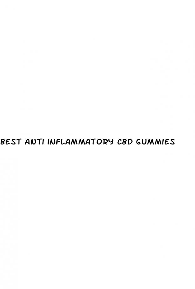 best anti inflammatory cbd gummies