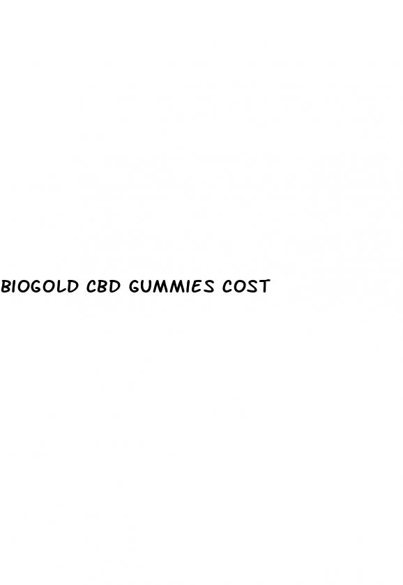 biogold cbd gummies cost