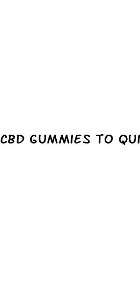 cbd gummies to quit smoking in canada