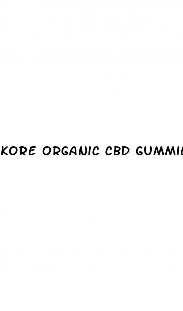 kore organic cbd gummies free samples