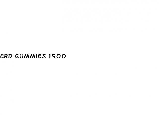 cbd gummies 1500