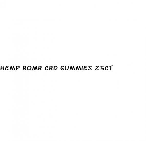 hemp bomb cbd gummies 25ct