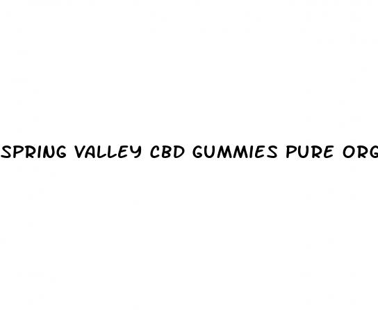 spring valley cbd gummies pure organic hemp extract 300mg