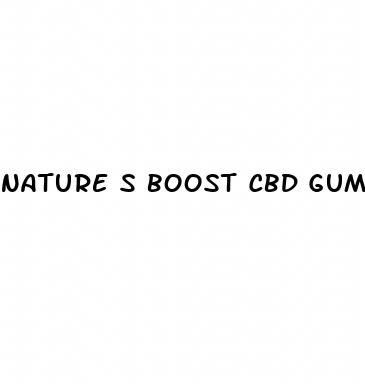 nature s boost cbd gummies cost