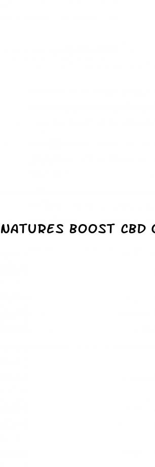 natures boost cbd gummies ed