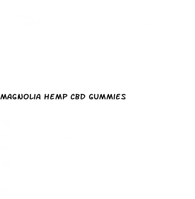 magnolia hemp cbd gummies