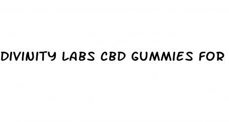 divinity labs cbd gummies for pain