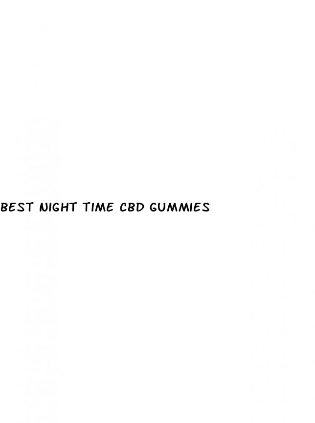 best night time cbd gummies