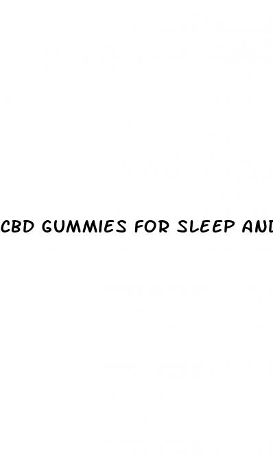 cbd gummies for sleep and stress