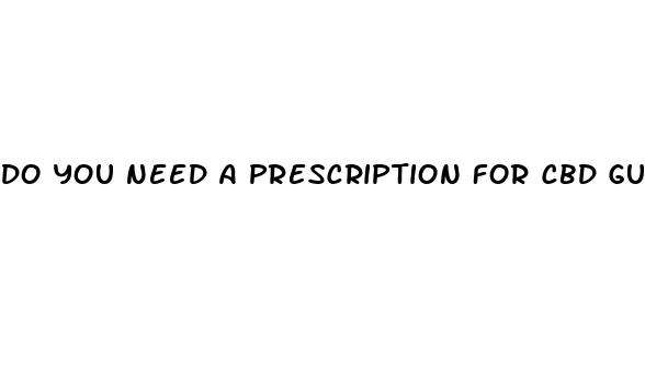 do you need a prescription for cbd gummies