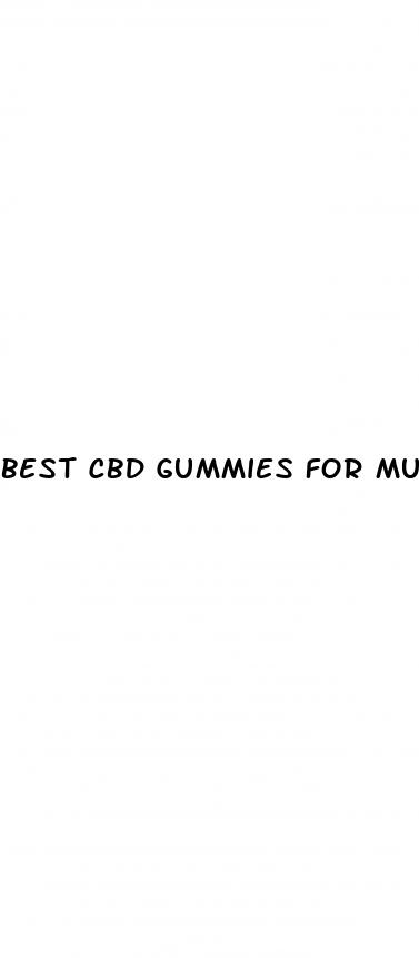 best cbd gummies for muscle recovery