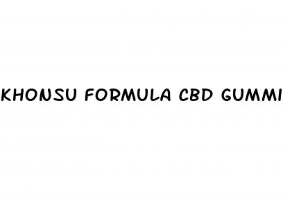 khonsu formula cbd gummies