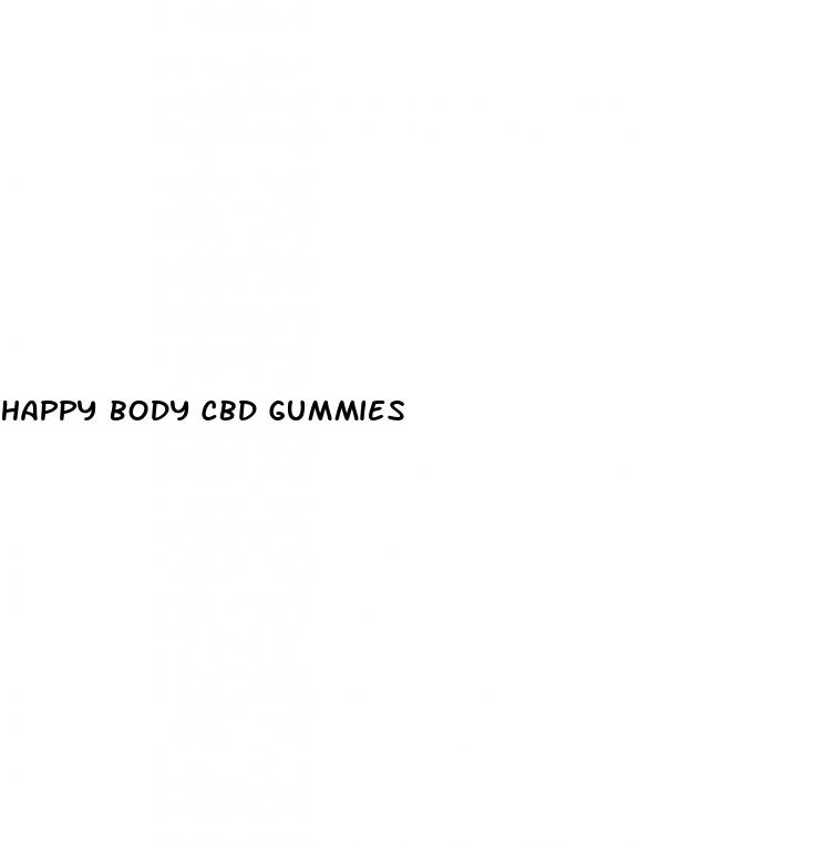 happy body cbd gummies