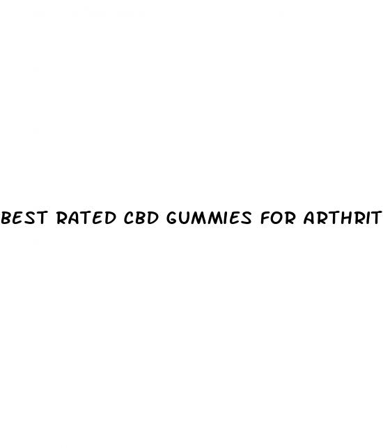 best rated cbd gummies for arthritis