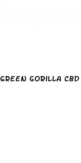 green gorilla cbd gummies reviews