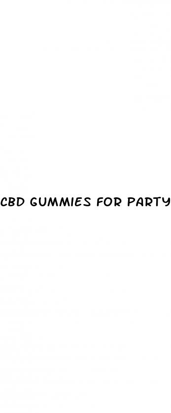 cbd gummies for partys