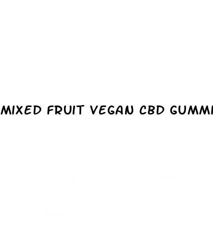 mixed fruit vegan cbd gummies 300mg