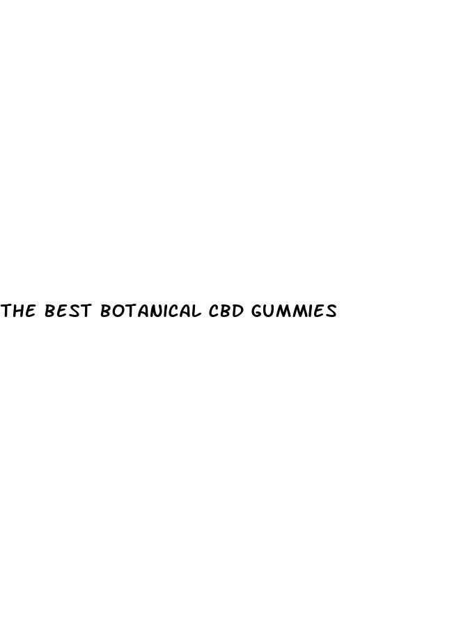 the best botanical cbd gummies