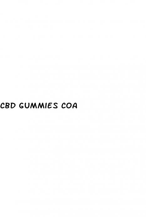 cbd gummies coa