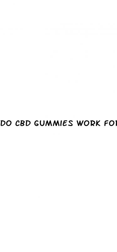 do cbd gummies work for sex