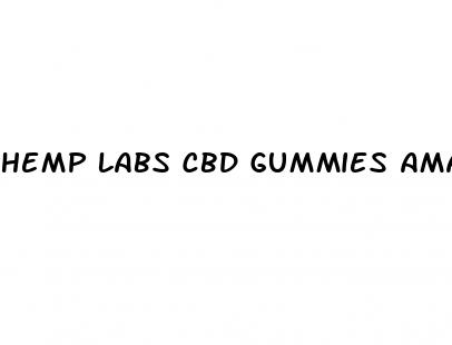 hemp labs cbd gummies amazon