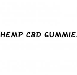 hemp cbd gummies for relief