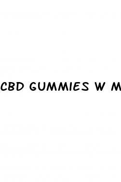 cbd gummies w melatonin