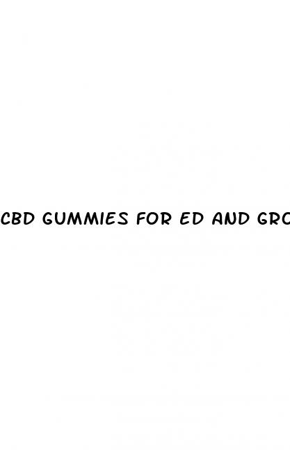 cbd gummies for ed and growth