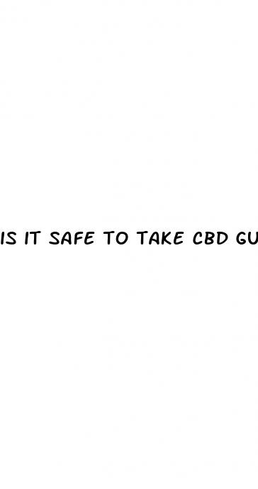 is it safe to take cbd gummies with prescription medication