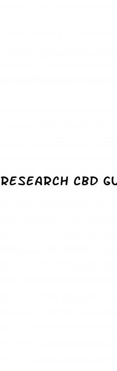 research cbd gummies