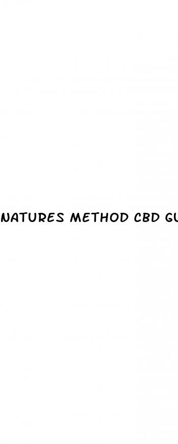 natures method cbd gummies