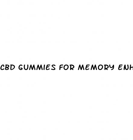 cbd gummies for memory enhancement