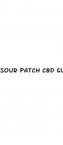 sour patch cbd gummies