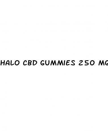 halo cbd gummies 250 mg