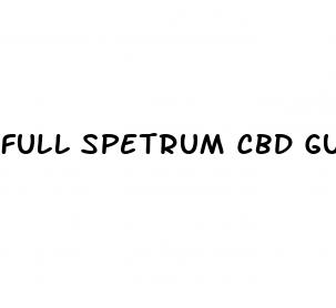 full spetrum cbd gummies