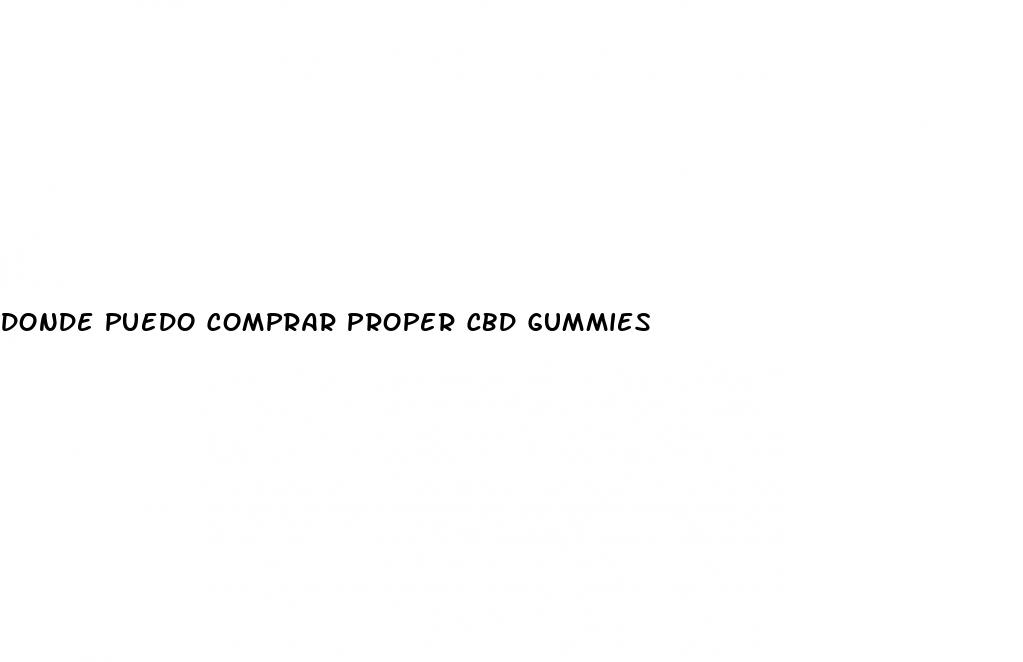 donde puedo comprar proper cbd gummies