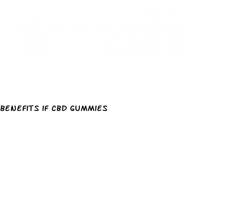 benefits if cbd gummies