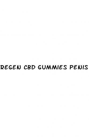 regen cbd gummies penis size