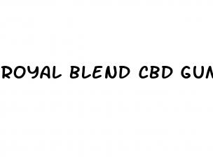 royal blend cbd gummies 750