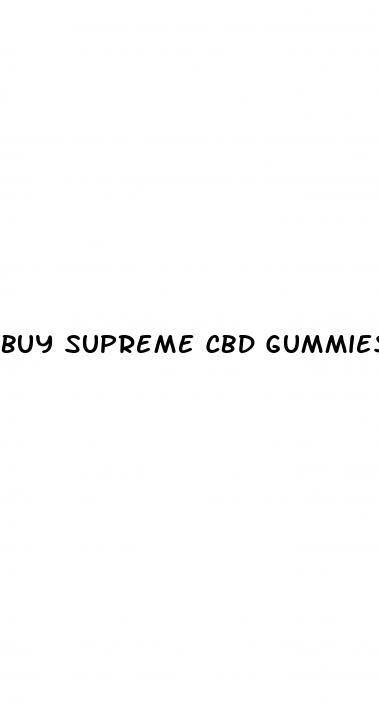 buy supreme cbd gummies