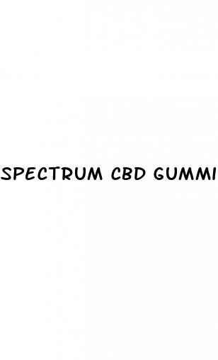 spectrum cbd gummies phone number