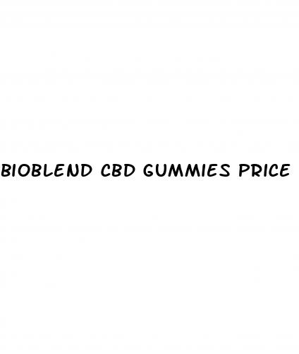 bioblend cbd gummies price list